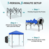6x4 Instant Pop Up Canopy Tent - Eagle Peak®