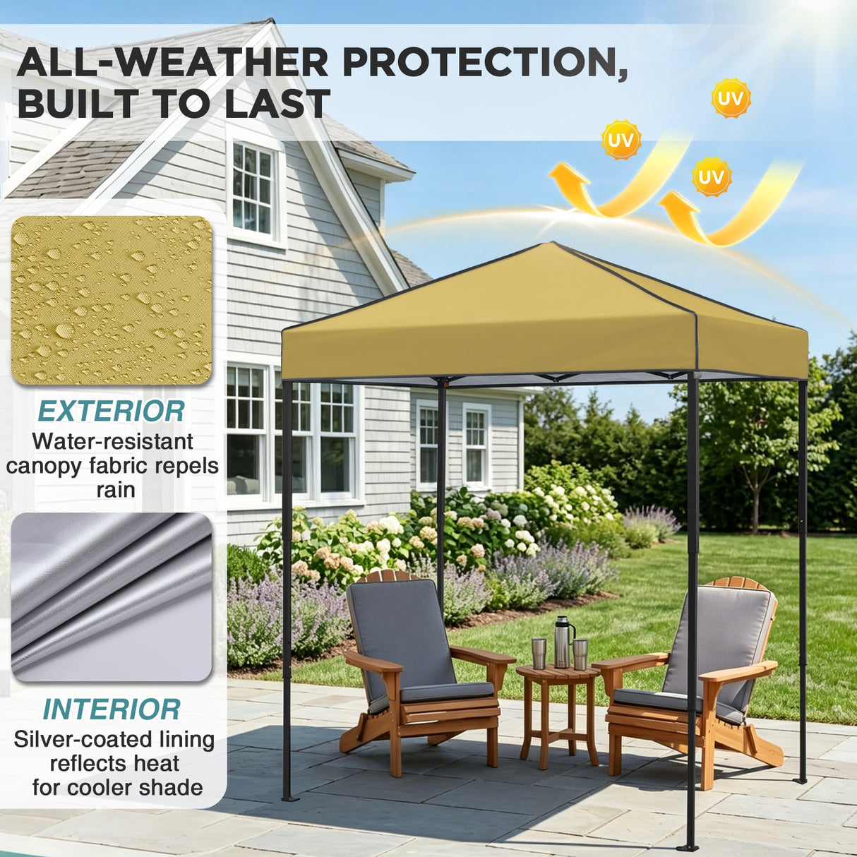 6x4 Instant Pop Up Canopy Tent - Eagle Peak®
