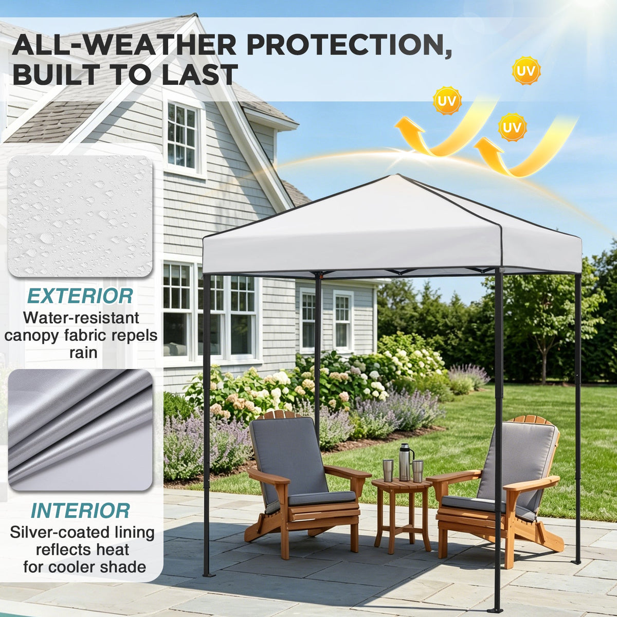 6x4 Instant Pop Up Canopy Tent - Eagle Peak®