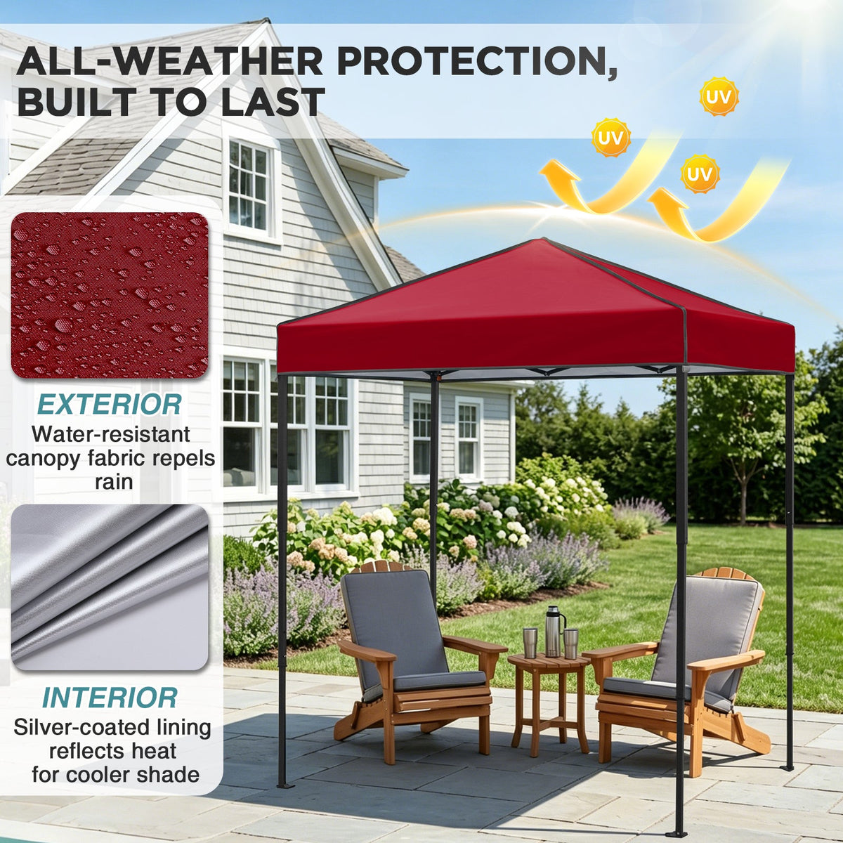 6x4 Instant Pop Up Canopy Tent - Eagle Peak®