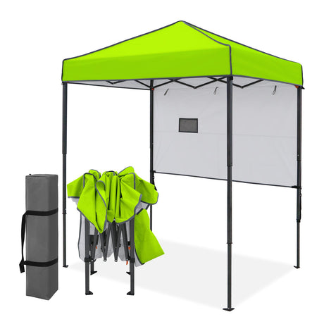 6x4 Instant Pop Up Canopy Tent with 1 Half Wall - Eagle Peak®