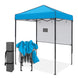 6x4 Instant Pop Up Canopy Tent with 1 Half Wall - Eagle Peak®