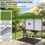 6x4 Instant Pop Up Canopy Tent with 1 Half Wall - Eagle Peak®