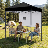 6x4 Instant Pop Up Canopy Tent with 1 Half Wall - Eagle Peak®