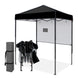 6x4 Instant Pop Up Canopy Tent with 1 Half Wall - Eagle Peak®