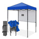 6x4 Instant Pop Up Canopy Tent with 1 Half Wall - Eagle Peak®