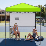 6x4 Instant Pop Up Canopy Tent with 1 Half Wall - Eagle Peak®