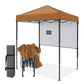 6x4 Instant Pop Up Canopy Tent with 1 Half Wall - Eagle Peak®