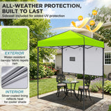 6x4 Instant Pop Up Canopy Tent with 1 Half Wall - Eagle Peak®