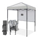 6x4 Instant Pop Up Canopy Tent with 1 Half Wall - Eagle Peak®