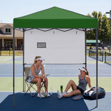 6x4 Instant Pop Up Canopy Tent with 1 Half Wall - Eagle Peak®