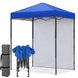 6x4 Instant Pop Up Canopy Tent with 1 Side Wall Panel - Eagle Peak®