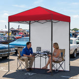 6x4 Instant Pop Up Canopy Tent with 1 Side Wall Panel - Eagle Peak®