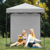 6x4 Instant Pop Up Canopy Tent with 1 Side Wall Panel - Eagle Peak Custom Canopy Tent