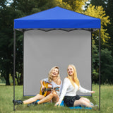 6x4 Instant Pop Up Canopy Tent with 1 Side Wall Panel - Eagle Peak Custom Canopy Tent