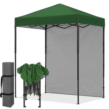 6x4 Instant Pop Up Canopy Tent with 1 Side Wall Panel - Eagle Peak