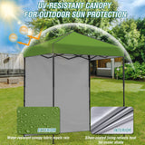 6x4 Instant Pop Up Canopy Tent with 1 Side Wall Panel - Eagle Peak Custom Canopy Tent