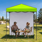 6x4 Instant Pop Up Canopy Tent with 1 Side Wall Panel - Eagle Peak®