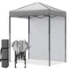 6x4 Instant Pop Up Canopy Tent with 1 Side Wall Panel - Eagle Peak®