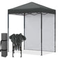 6x4 Instant Pop Up Canopy Tent with 1 Side Wall Panel - Eagle Peak®