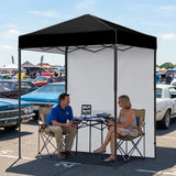 6x4 Instant Pop Up Canopy Tent with 1 Side Wall Panel - Eagle Peak®