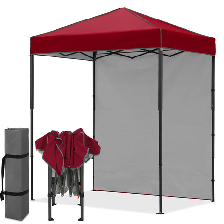 6x4 Instant Pop Up Canopy Tent with 1 Side Wall Panel - Eagle Peak