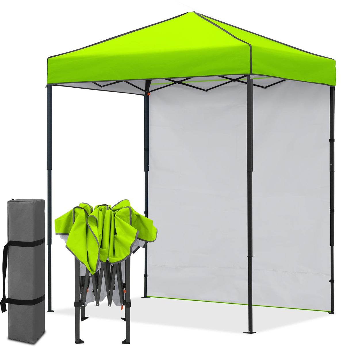 6x4 Instant Pop Up Canopy Tent with 1 Side Wall Panel - Eagle Peak®