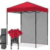 6x4 Instant Pop Up Canopy Tent with 1 Side Wall Panel - Eagle Peak