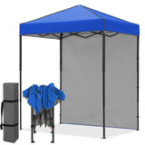 6x4 Instant Pop Up Canopy Tent with 1 Side Wall Panel - Eagle Peak