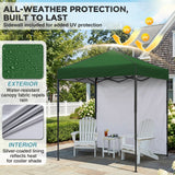 6x4 Instant Pop Up Canopy Tent with 1 Side Wall Panel - Eagle Peak®