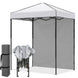 6x4 Instant Pop Up Canopy Tent with 1 Side Wall Panel - Eagle Peak