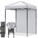 6x4 Instant Pop Up Canopy Tent with 1 Side Wall Panel - Eagle Peak®