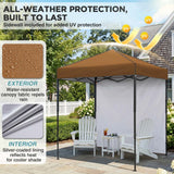 6x4 Instant Pop Up Canopy Tent with 1 Sidewall - Eagle Peak®