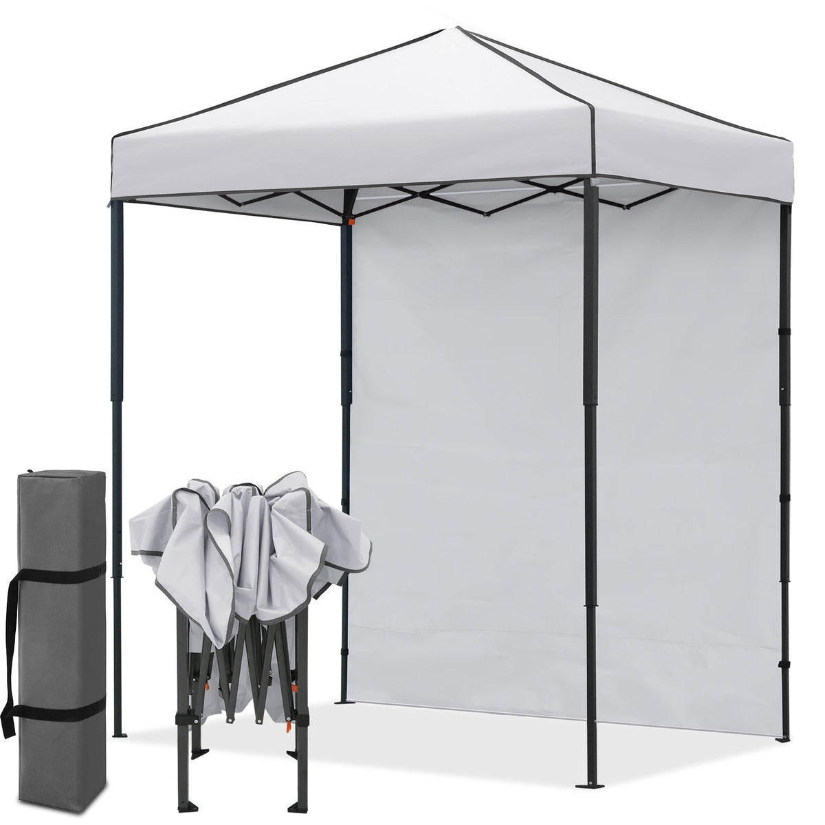 6x4 Instant Pop Up Canopy Tent with 1 Sidewall - Eagle Peak®