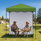 6x4 Instant Pop Up Canopy Tent with 1 Sidewall - Eagle Peak®