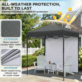 6x4 Instant Pop Up Canopy Tent with 1 Sidewall - Eagle Peak®
