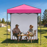 6x4 Instant Pop Up Canopy Tent with 1 Sidewall - Eagle Peak®