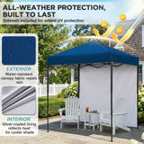 6x4 Instant Pop Up Canopy Tent with 1 Sidewall - Eagle Peak®