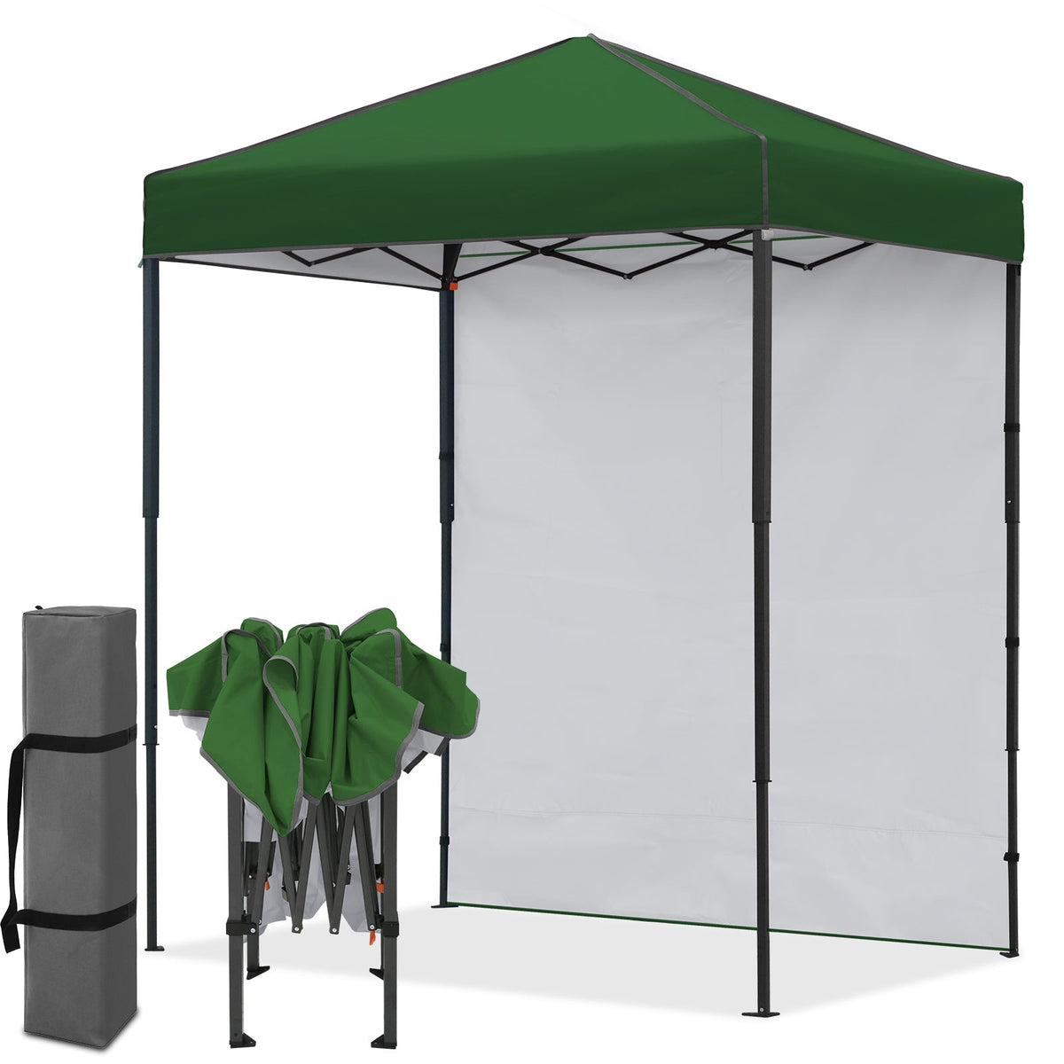 6x4 Instant Pop Up Canopy Tent with 1 Sidewall - Eagle Peak®
