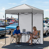 6x4 Instant Pop Up Canopy Tent with 1 Sidewall - Eagle Peak®