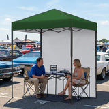 6x4 Instant Pop Up Canopy Tent with 1 Sidewall - Eagle Peak®