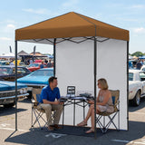 6x4 Instant Pop Up Canopy Tent with 1 Sidewall - Eagle Peak®