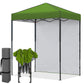 6x4 Instant Pop Up Canopy Tent with 1 Sidewall - Eagle Peak®