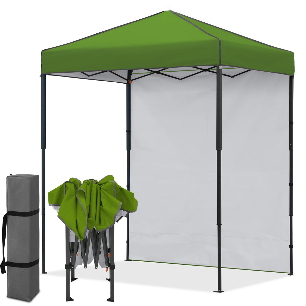 6x4 Instant Pop Up Canopy Tent with 1 Sidewall - Eagle Peak®