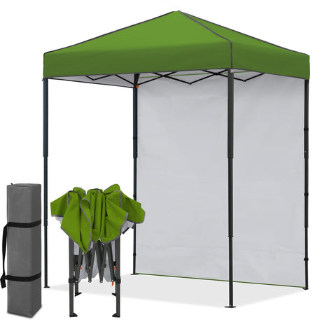 6x4 Instant Pop Up Canopy Tent with 1 Sidewall - Eagle Peak®