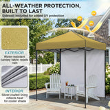6x4 Instant Pop Up Canopy Tent with 1 Sidewall - Eagle Peak®