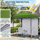 6x4 Instant Pop Up Canopy Tent with 1 Sidewall - Eagle Peak®