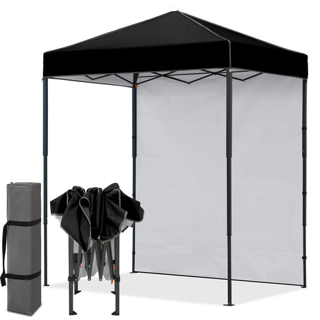 6x4 Instant Pop Up Canopy Tent with 1 Sidewall - Eagle Peak®