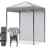 6x4 Instant Pop Up Canopy Tent with 1 Sidewall - Eagle Peak®