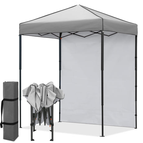 6x4 Instant Pop Up Canopy Tent with 1 Sidewall - Eagle Peak®